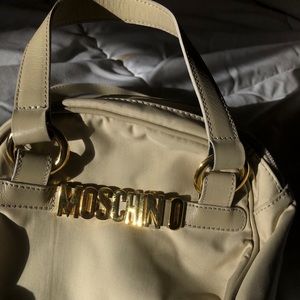 Moschino vintage minibag beige color